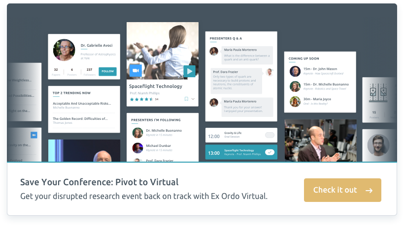 Ex Ordo's Virtual Conference Platform