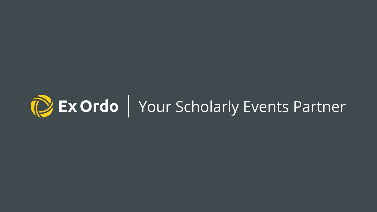 New Ex Ordo logo with Your Scholarly Events Partner tagline horizontal